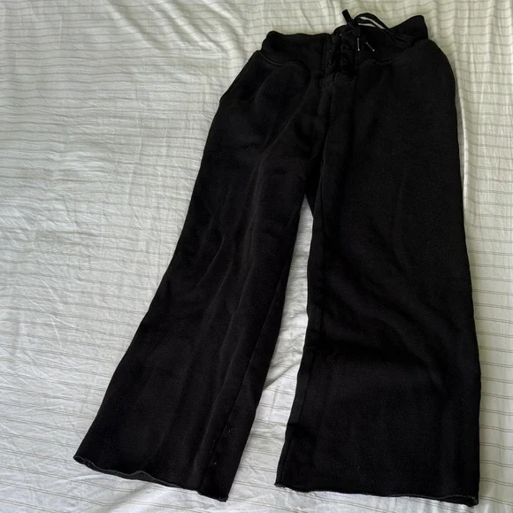 VS short Corset lace-up Wide-Leg Pants - Picture 5 of 12